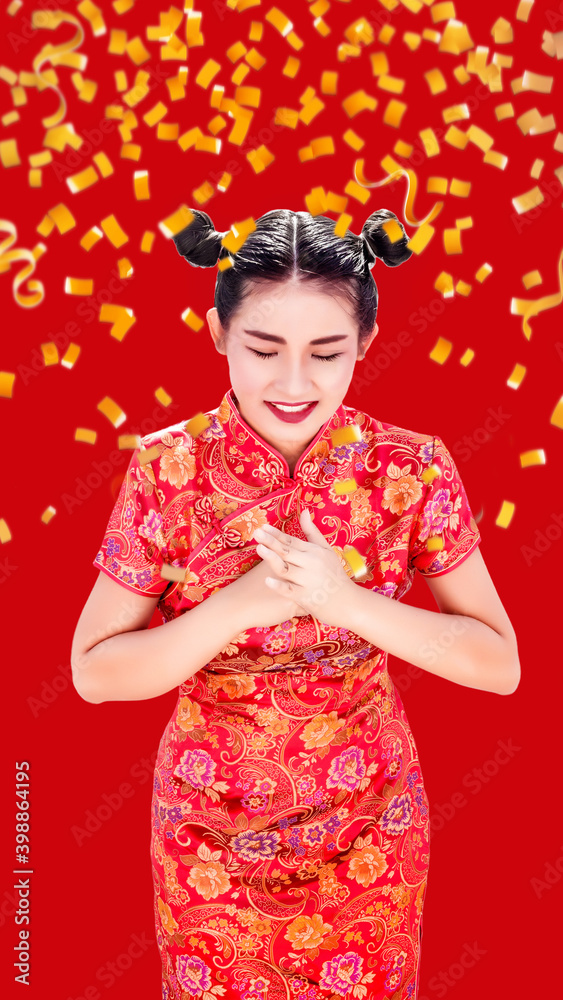 chinese happy suite potrait in respect action chinese happy suite potrait in respect action