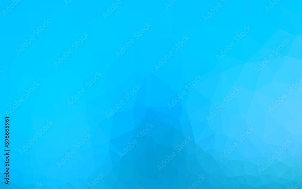 Light BLUE vector polygonal background. A completely new color illustration in a vague style. Template for your brand book. Light BLUE vector polygonal background. A completely new color illustration in a vague style. Template for your brand book.