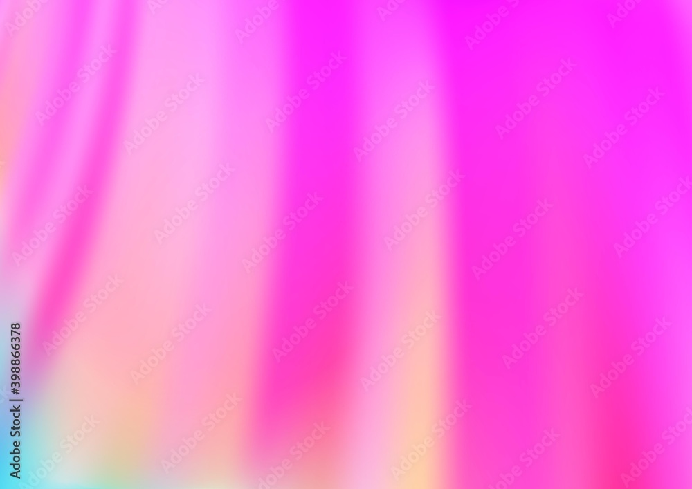 Fototapeta premium Light Pink vector template with lines, ovals. A vague circumflex abstract illustration with gradient. The elegant pattern for brand book.