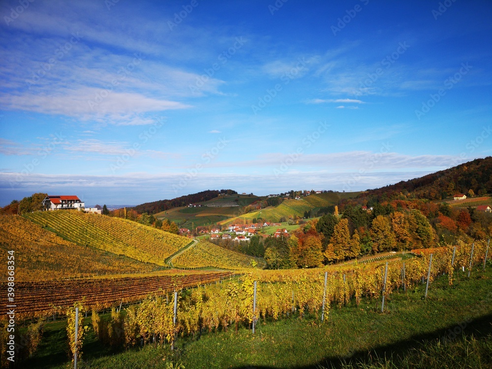 Südsteirische Weinstraße im Herbst