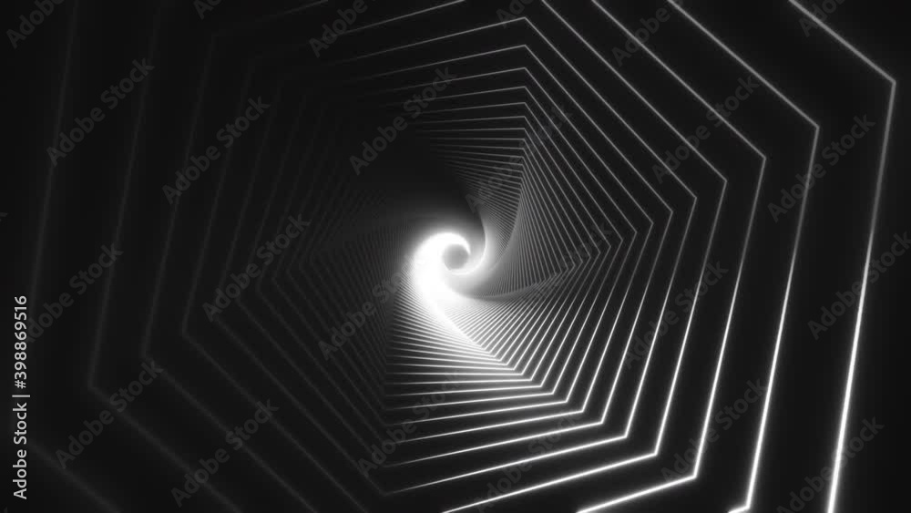 Abstract geometrical glowing tunnel video for VJ edm music animation. Flight sci-fi tunnel seamless loop. VJ motion graphics for music video for club concert, Time warp portal lightspeed hyperspace Abstract geometrical glowing tunnel video for VJ edm music animation. Flight sci-fi tunnel seamless loop. VJ motion graphics for music video for club concert, Time warp portal lightspeed hyperspace