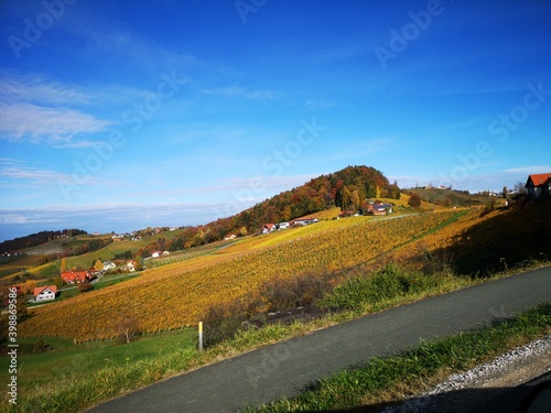 Südsteirische Weinstraße im Herbst