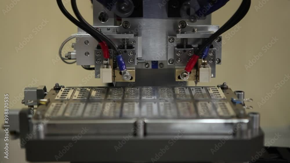 semiconductor lab_The robot is testing in the computer industry 02 semiconductor lab_The robot is testing in the computer industry 02