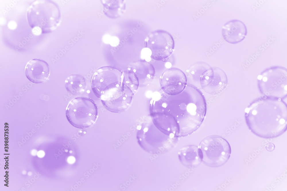 Beautiful transparent purple bubbles background. Beautiful transparent purple bubbles background.