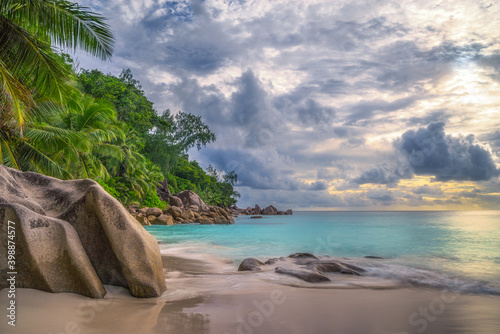 paradise beach at anse georgette, praslin, seychelles 4