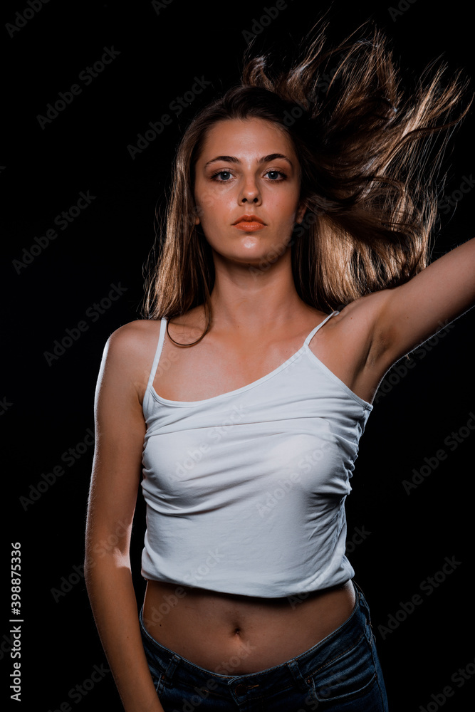 Fototapeta premium Smiling female model