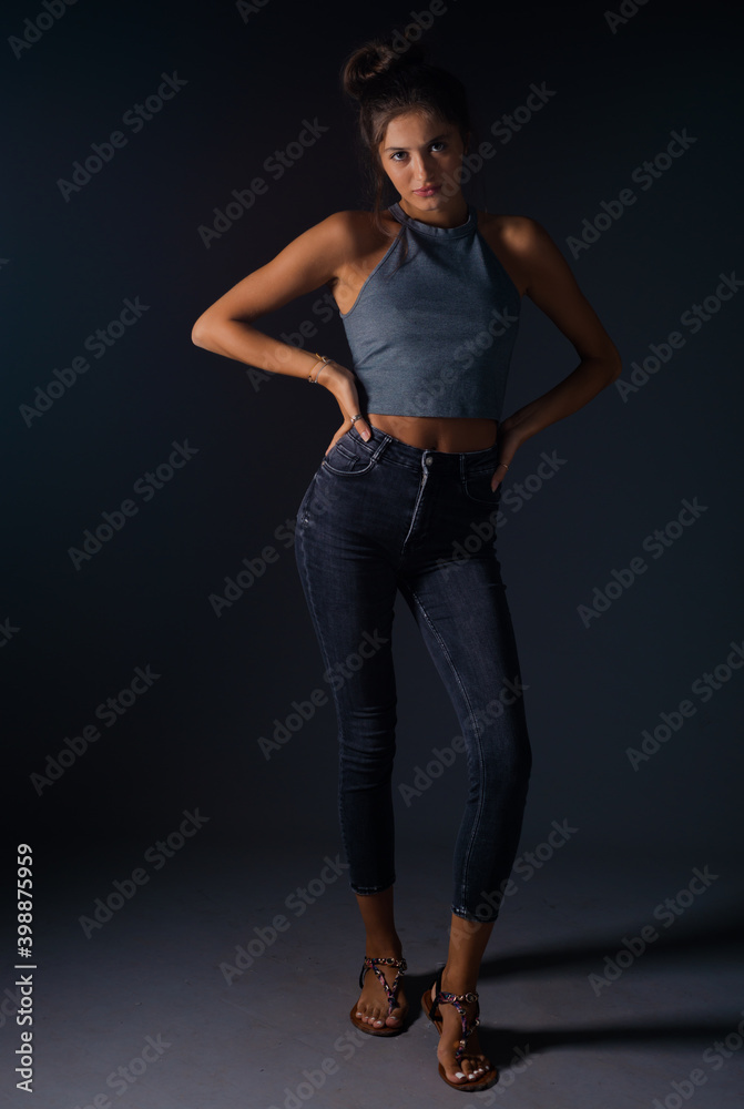 Stylish trendy woman Stylish trendy woman
