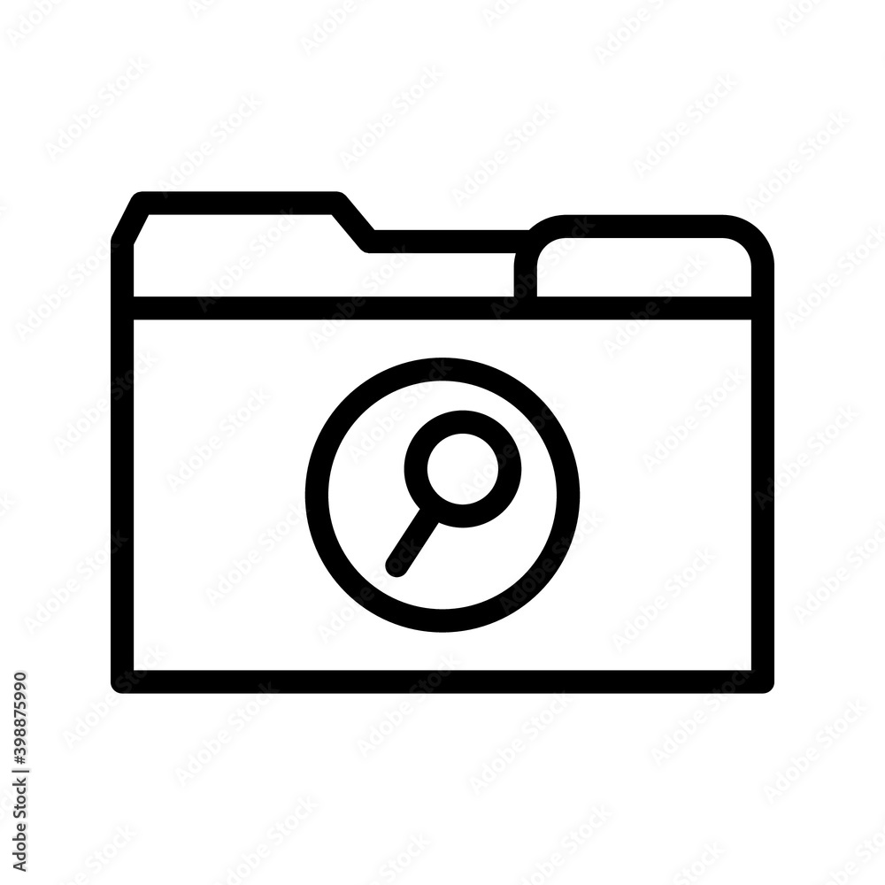 folder icon. Folder file of documents, portfolio with files, business icon. vector illustration on white background folder icon. Folder file of documents, portfolio with files, business icon. vector illustration on white background