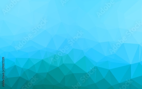 Light BLUE vector blurry triangle texture. A vague abstract illustration with gradient. Brand new style for your business design.