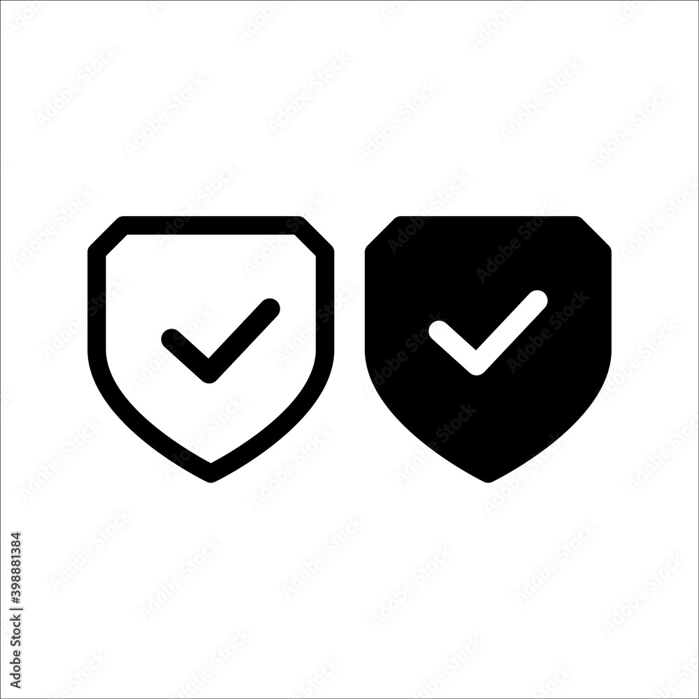 shield icon template isolated. logo desig on white background shield icon template isolated. logo desig on white background