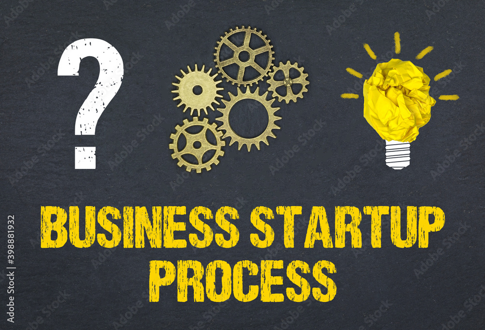 Obraz premium Business Startup Process