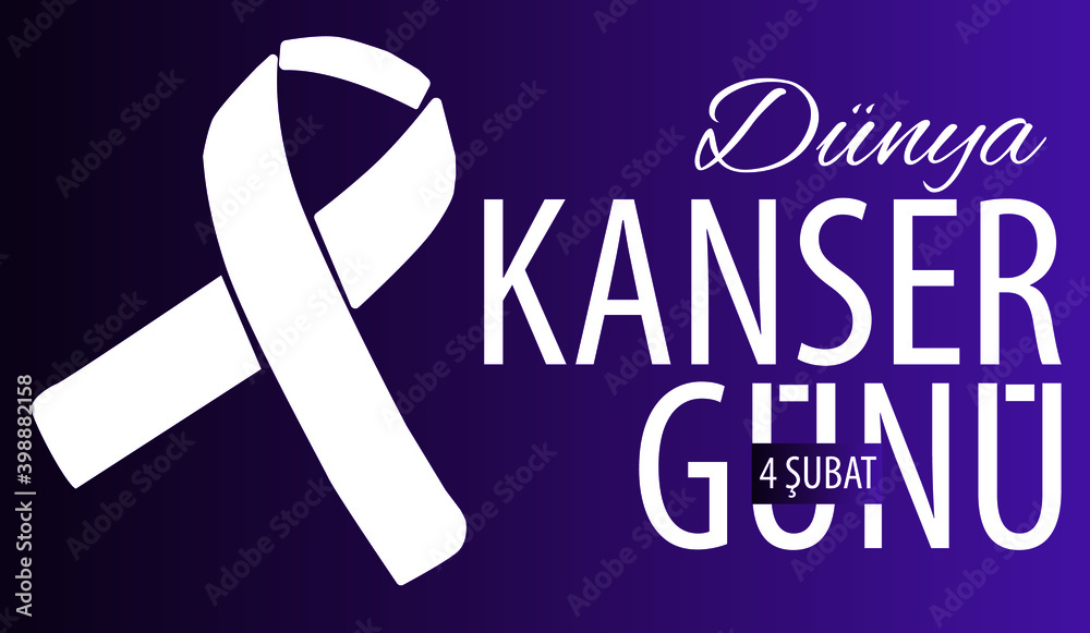 World Cancer Day concept. Lavender Ribbon. Vector illustration. World Cancer Day concept. Lavender Ribbon. Vector illustration.