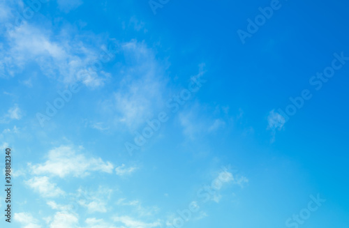 blue sky with beautiful natural white clouds 