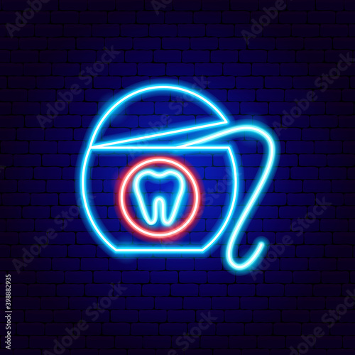 Dental Floss Neon Sign