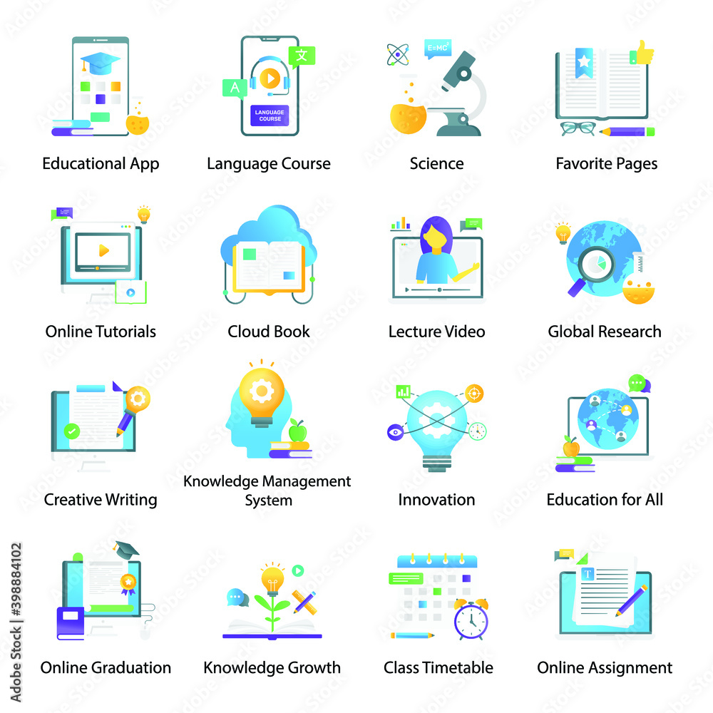 Online Education Vectors in Flat Gradient Style
Online Education Vectors in Flat Gradient Style