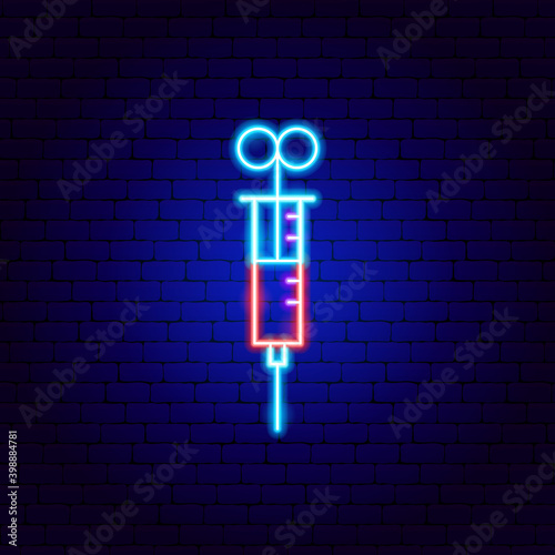 Syringe Neon Sign