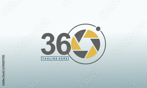 360 degrees consulting and media vector logo,360 vector logo design template idea and inspiration.