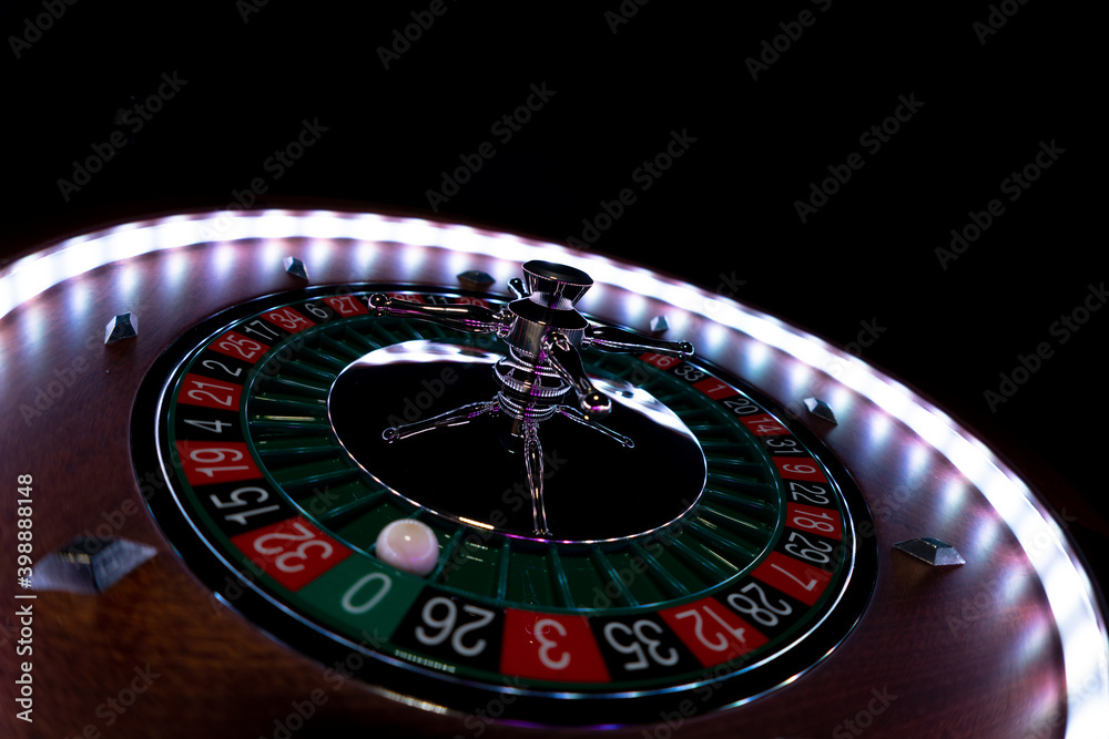 Obraz premium Roulette table close up at the Casino