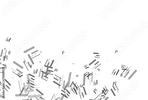 Light Silver  Gray vector template with repeated sticks.