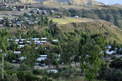 Paisajes y localizaciones de la ciudad de Lalibela, en el centro norte de Etiopia