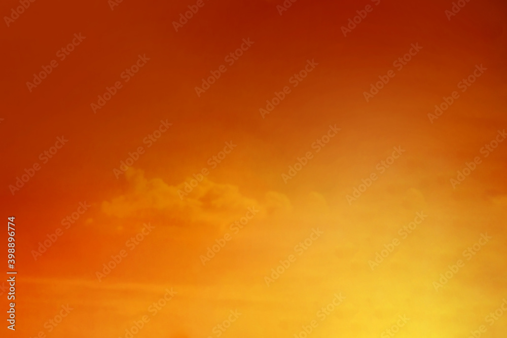 abstract orange sky sunset