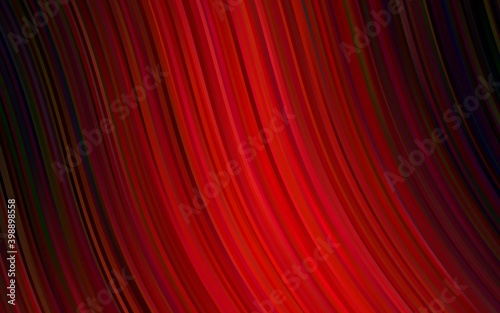 Light Red vector background with curved circles. A vague circumflex abstract illustration with gradient. A new texture for your  ad, booklets, leaflets.