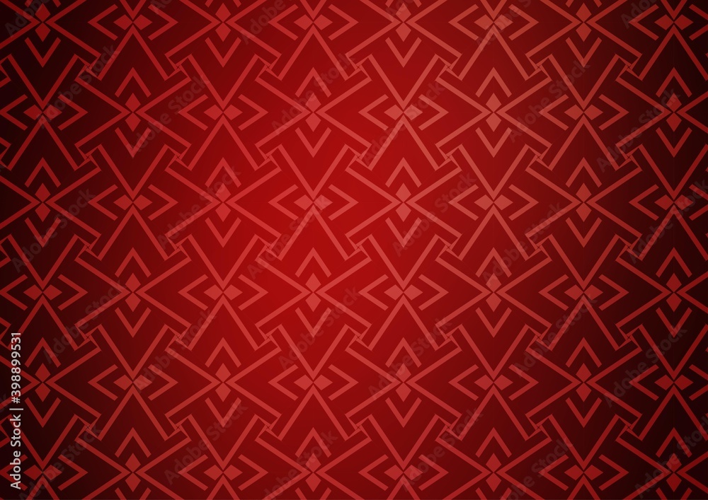 Light Red vector layout with flat lines. Lines on blurred abstract background with gradient. Pattern for ads, posters, banners.