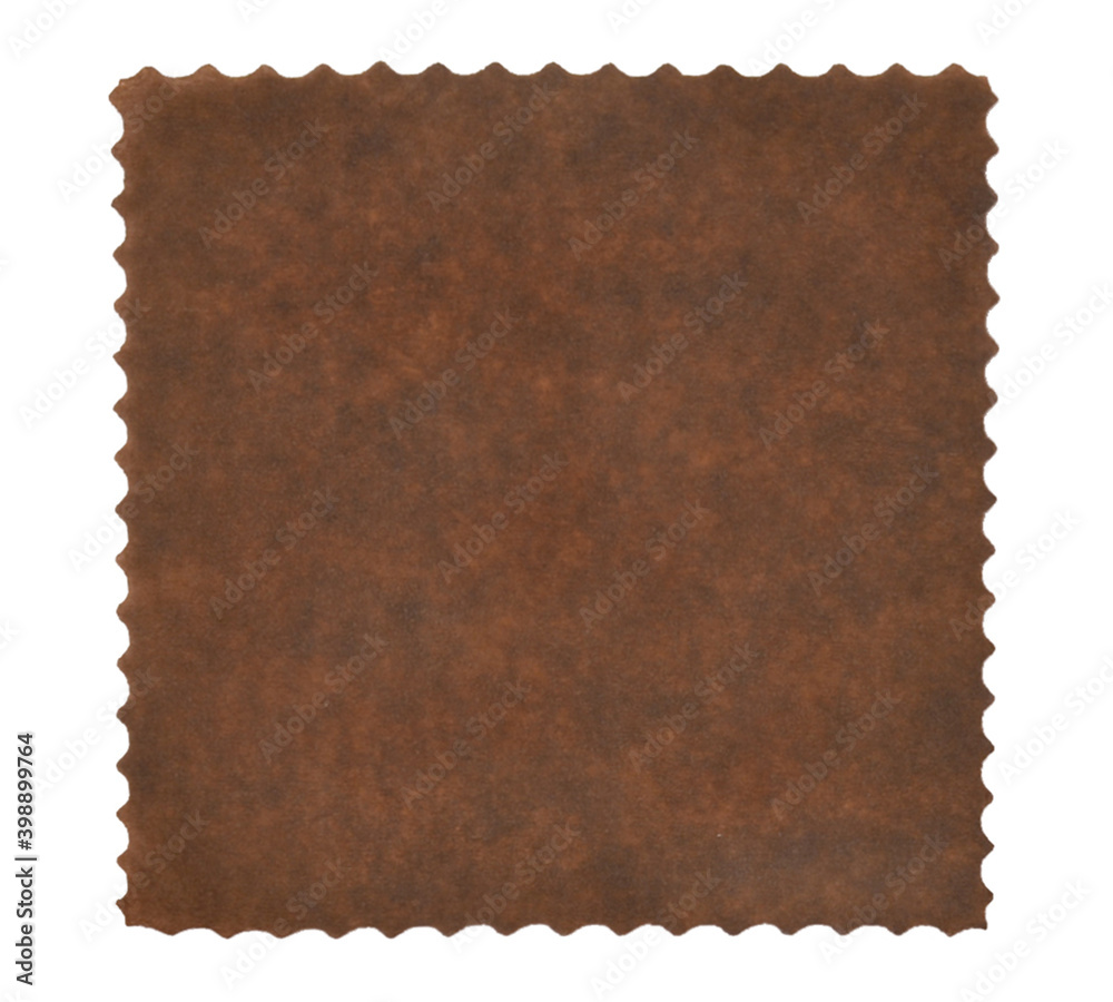 Fototapeta premium Paper confectionery napkin with solid brown texture