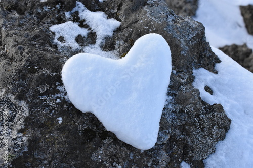 snow heart