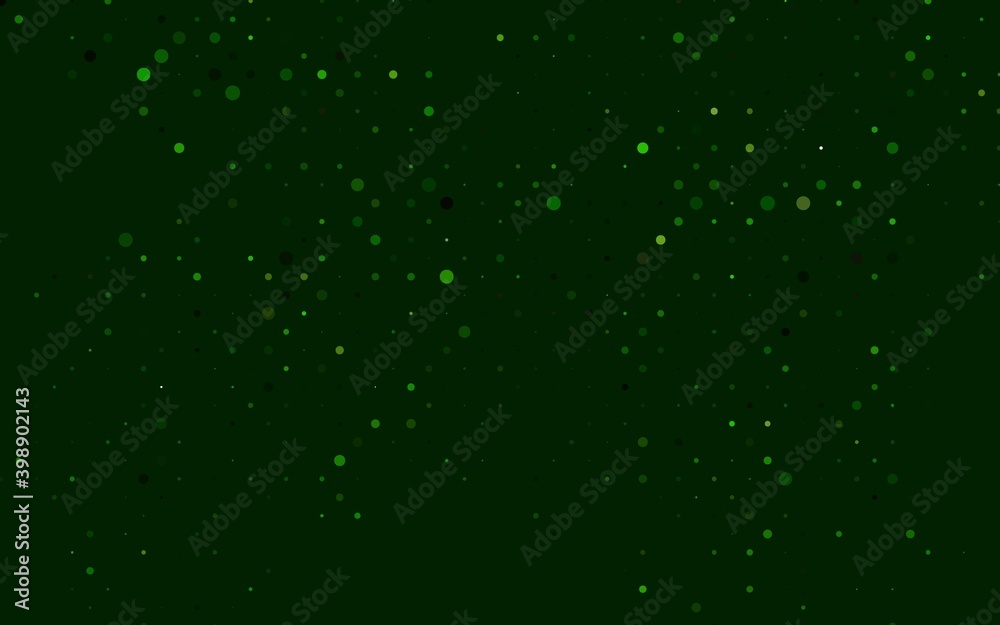 Light Green vector backdrop with dots. Abstract illustration with colored bubbles in nature style. Template for your brand book. Light Green vector backdrop with dots. Abstract illustration with colored bubbles in nature style. Template for your brand book.