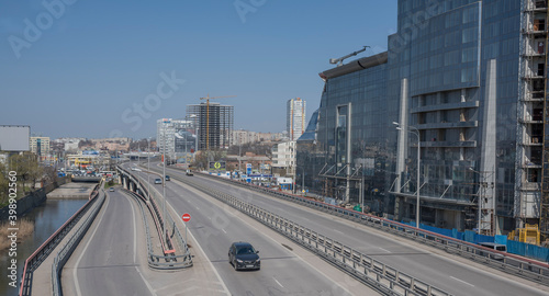   View of the avenue Sievers and Railway Square on April 05; 2016 in Rostov-on-Don photo