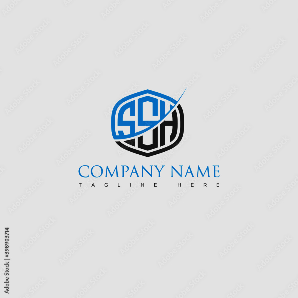 SSH Letter Logo Design Cross Monogram Icon. SSH Letter Logo Design Cross Monogram Icon.