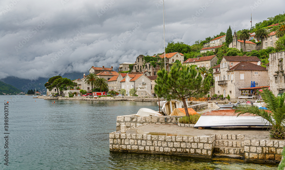 Images from the Perast, Kotor Bay in Montenegro