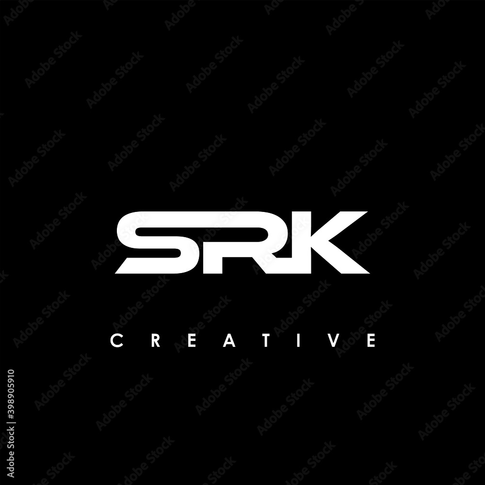 SRK Letter Initial Logo Design Template Vector Illustration SRK Letter Initial Logo Design Template Vector Illustration