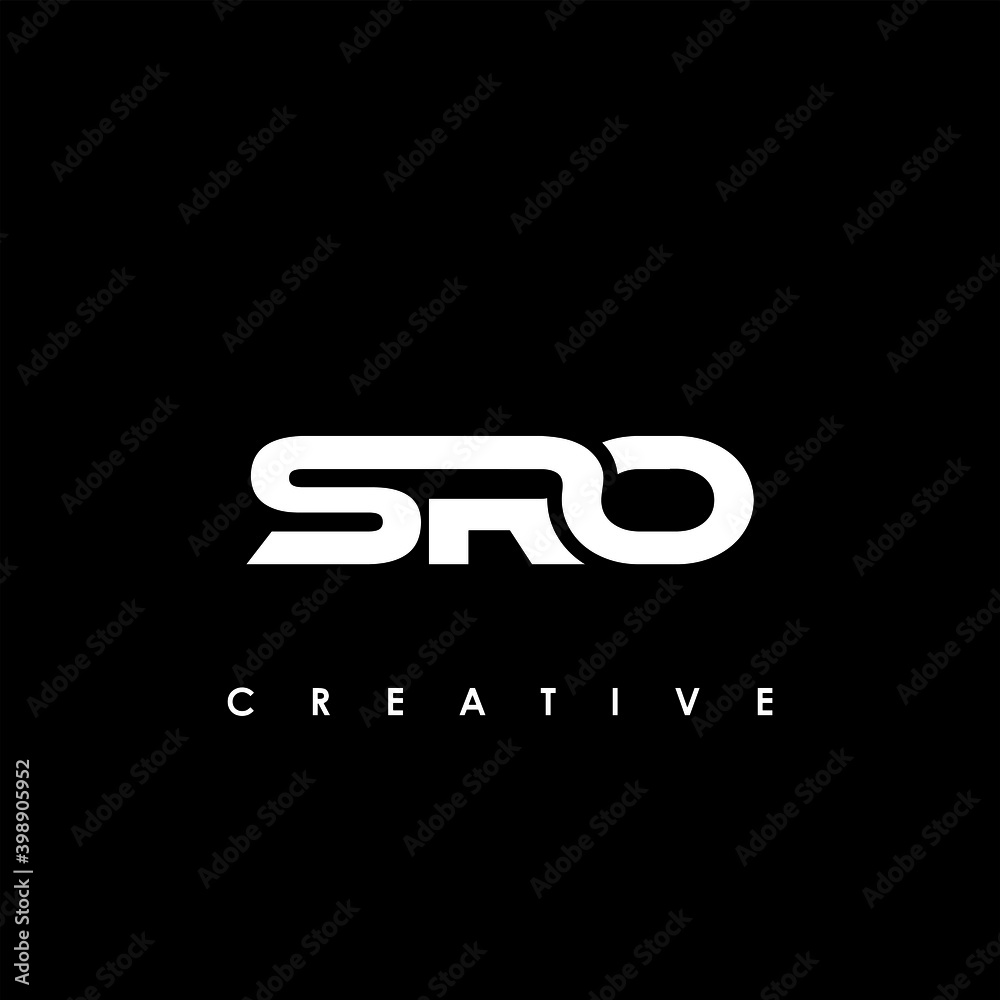 SRO Letter Initial Logo Design Template Vector Illustration SRO Letter Initial Logo Design Template Vector Illustration