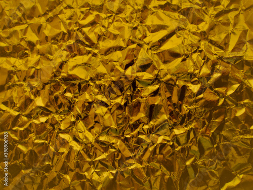 Foil gold textured, rich gold color.