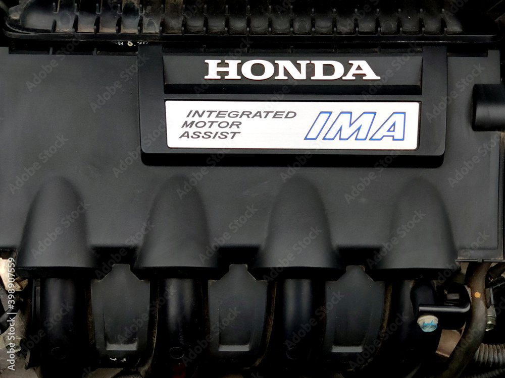 moteur Honda hybride IMA Stock Photo Adobe Stock
