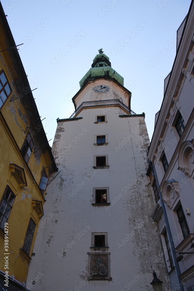 Historic part of Bratislava city, Slovakia