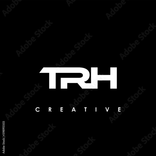 TRH Letter Initial Logo Design Template Vector Illustration photo