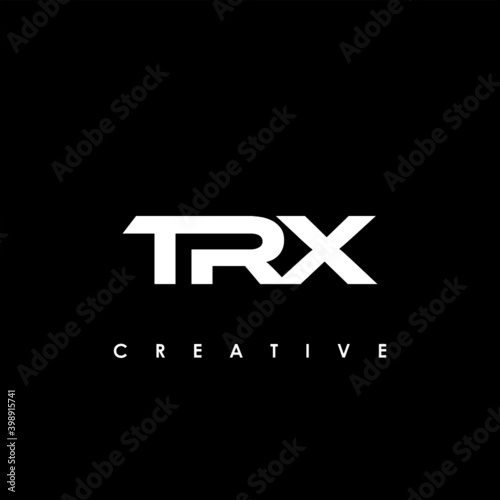 TRX Letter Initial Logo Design Template Vector Illustration