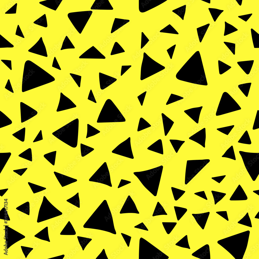 vector pattern of triangles for decoration