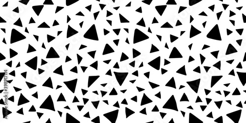 vector pattern of triangles for decoration