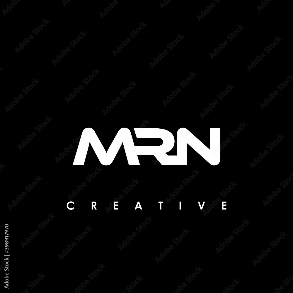 MRN Letter Initial Logo Design Template Vector Illustration