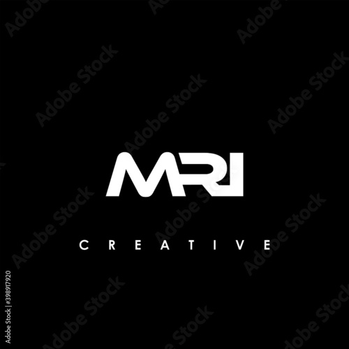 MRI Letter Initial Logo Design Template Vector Illustration