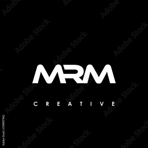 MRM Letter Initial Logo Design Template Vector Illustration photo