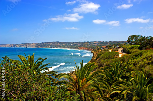 Ocean side suburb of La Jolla, San Diego, California,America..