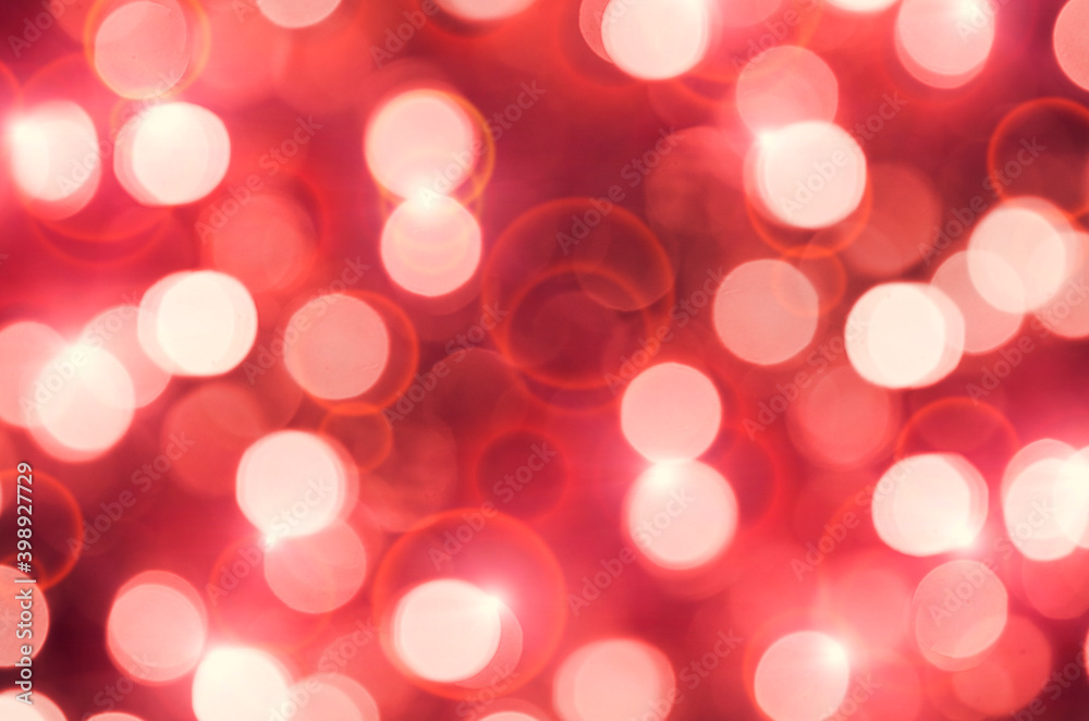 Red festive background with bokeh and flares. Red festive background with bokeh and flares.