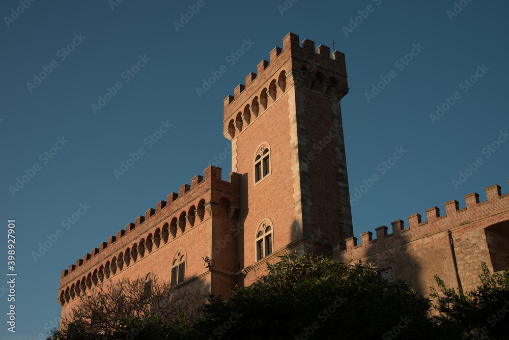 View of Bolgheri.
Castle of Bolgheri in Tuscany, Italy.