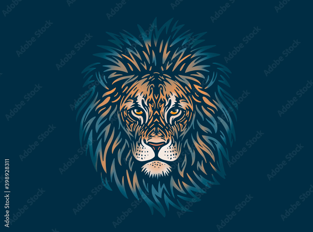 Obraz premium Lion illustration