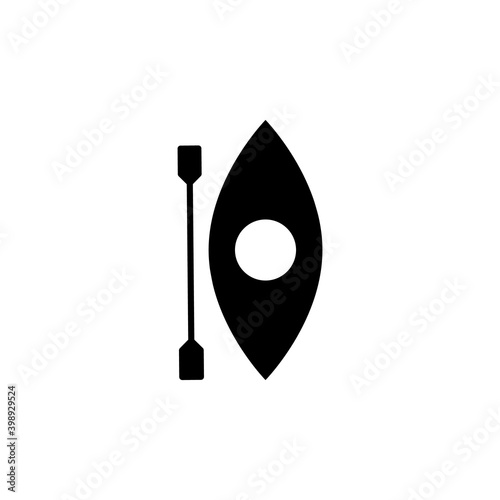 kayak icon element of camping icon for mobile concept and web apps. Thin line kayak icon can be used for web and mobile. Premium icon on white background